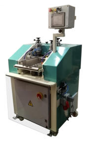 Rubber cutter with servo systems and touch screen